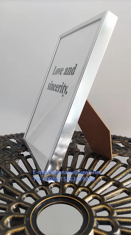 High quality Brilliant aluminium photo frame a1 a2 a3 a4 black white picture frame aluminum large picture frame
