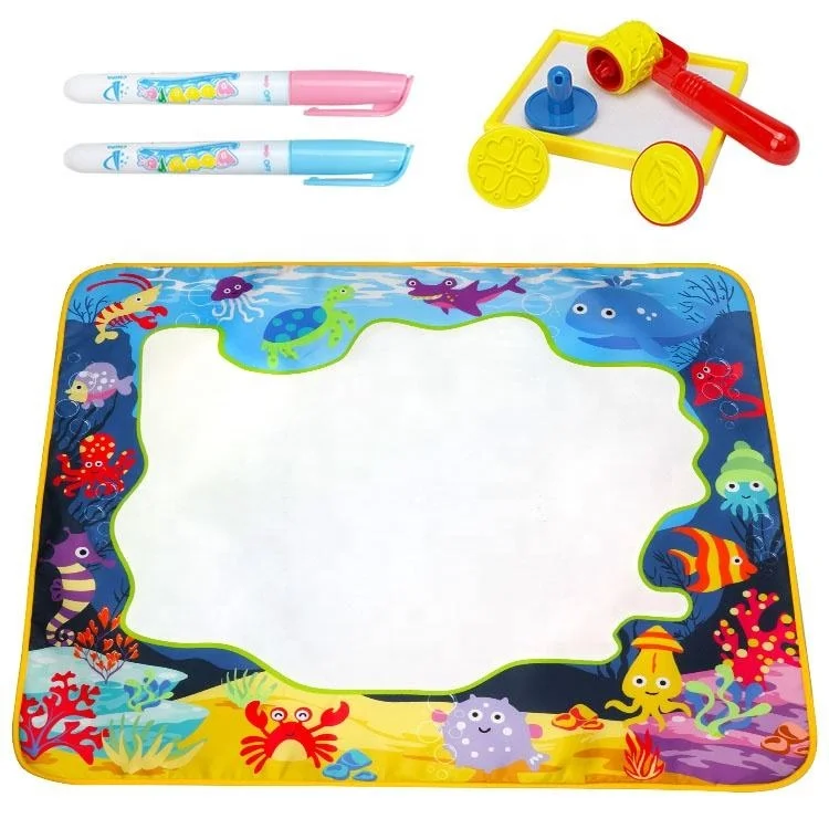 New Products Children Educational Drawing Toys Baby Play Aqua Doodle Magic Pen Painting Water Drawing Mat For Kids