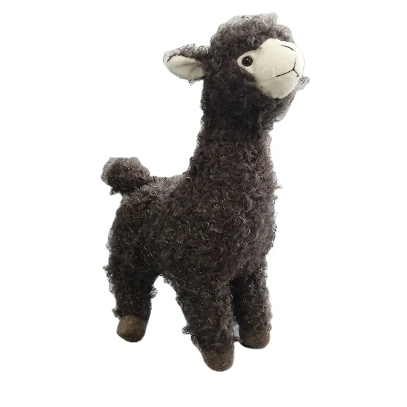 INS hot sale large size 35cm alpaca sheep curled plush toys home decoration new style plush Toys