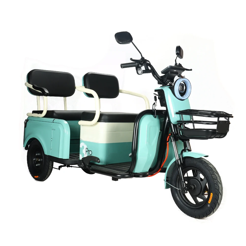 Hot Sale 650W E Bike 3 Wheel Electric Bicycle Adult Cargo Electric Tricycle With Basket