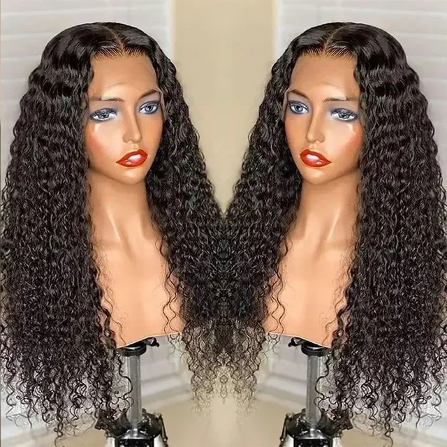 Парик из необработанных индийских волос HD на фронтальной сетке парик натуральных с выровненными кутикулой 100% без клея для черных женщин