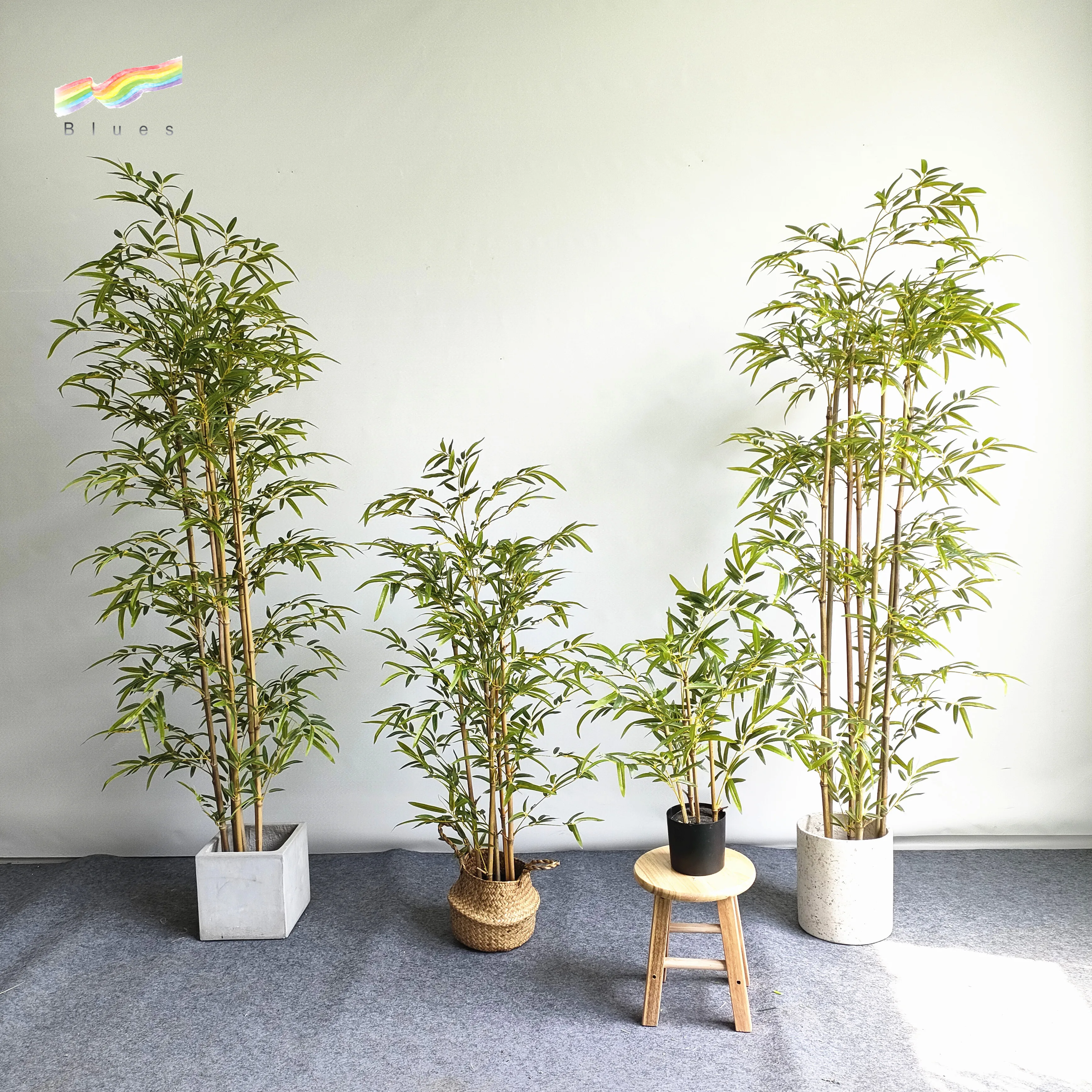 NB BLUES wholesale high quality artificial bamboo tree large outdoor bonsai plant for home decoration