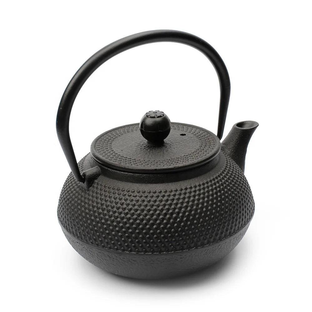 Custom logo assorted color 900 ml enameled cast iron teapot