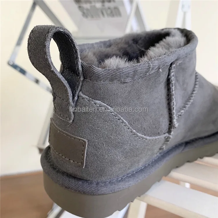 2021 New Winter Snow Boots Anti-Slip Fur Plus Shoes To Keep Warm Winter Large Size Short-Tube Women Fur Snow Boots