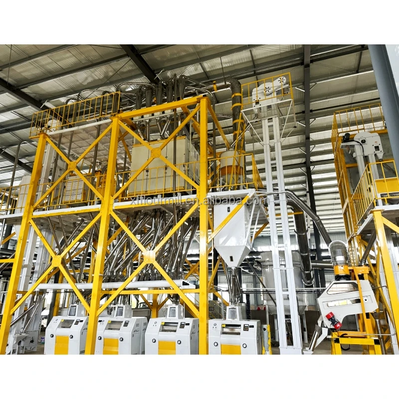 Новая 62-тонная мукомольная мельница кукурузная пшеничная шлифовальная машина фрезерная