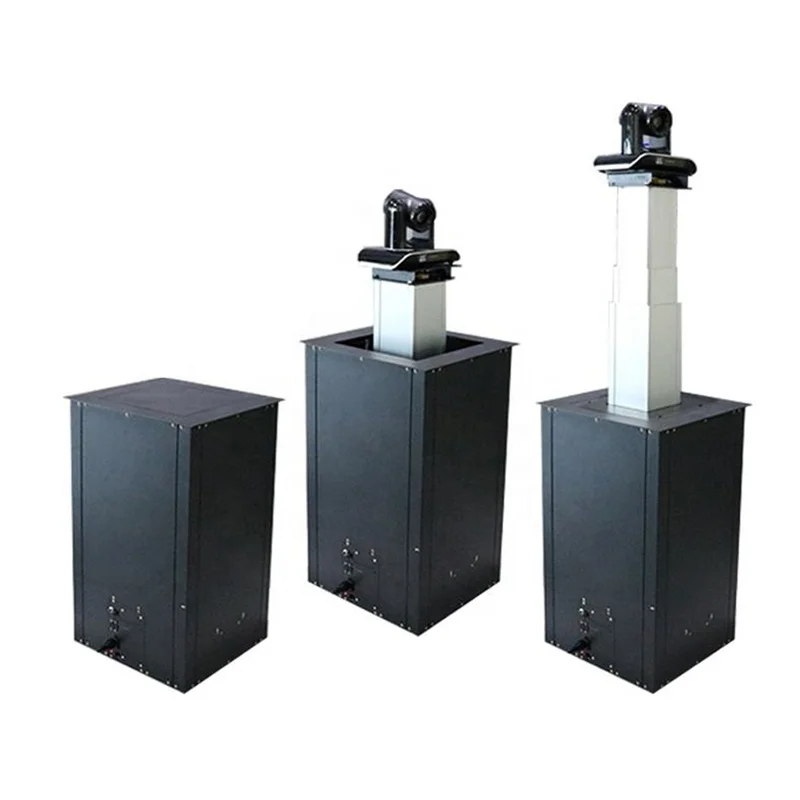 JGST Customized Table Hidden Motorized ceiling Projector Lift price projector elevator for Conference Room