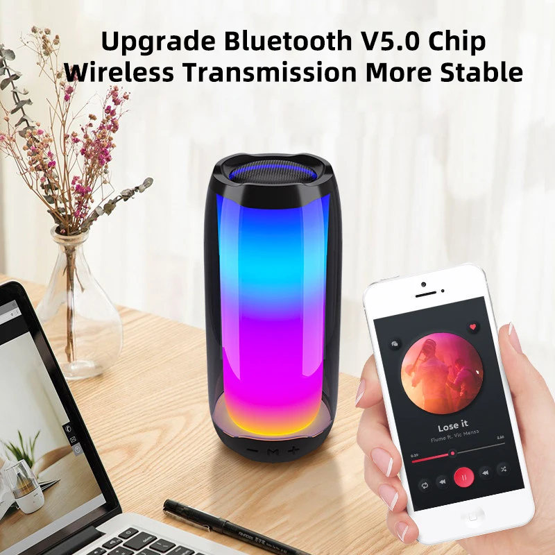 8892 Factory Private Mode Mini Size Easy Carry Bluetooth v5.0 IPX6 Portable Wireless MP3 Music Speaker With Microphone 8892