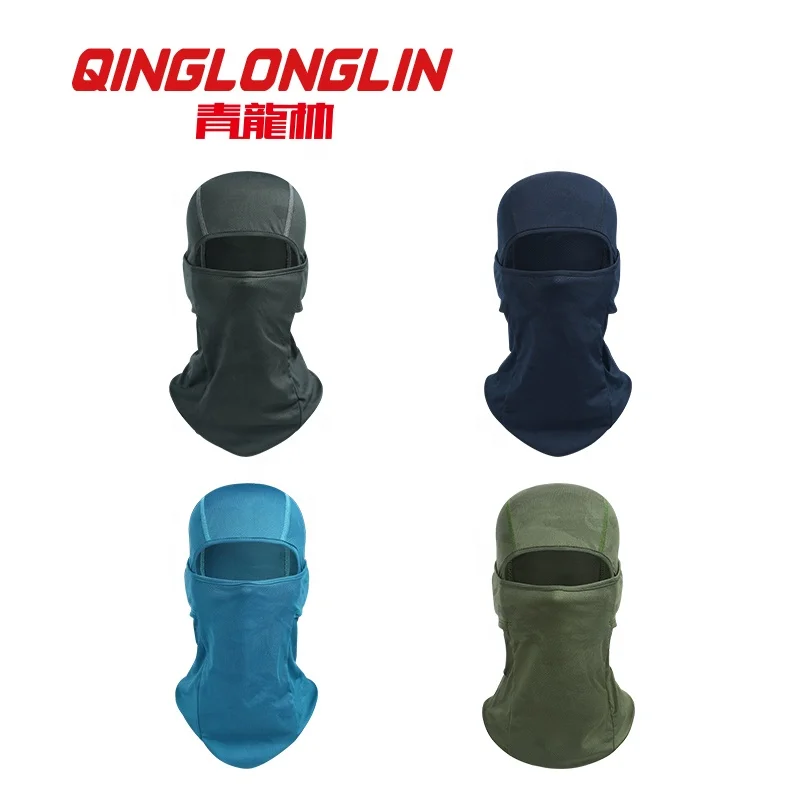 QINGLONGLIN Custom Quick Dry Balaclava for Men and Women High Quality 3D Carved Camouflage Breathable Fabric Summer Outdoor