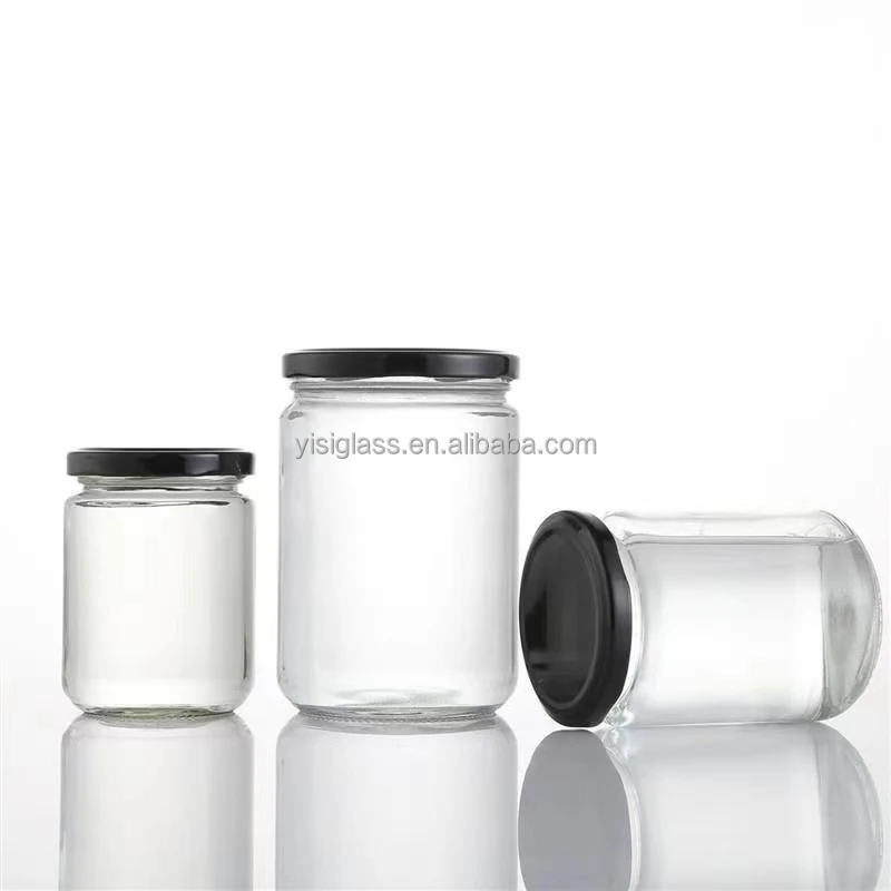 150ml 250ml 300ml 500ml 750ml Empty Glass Honey jar Jam Jars With Lids