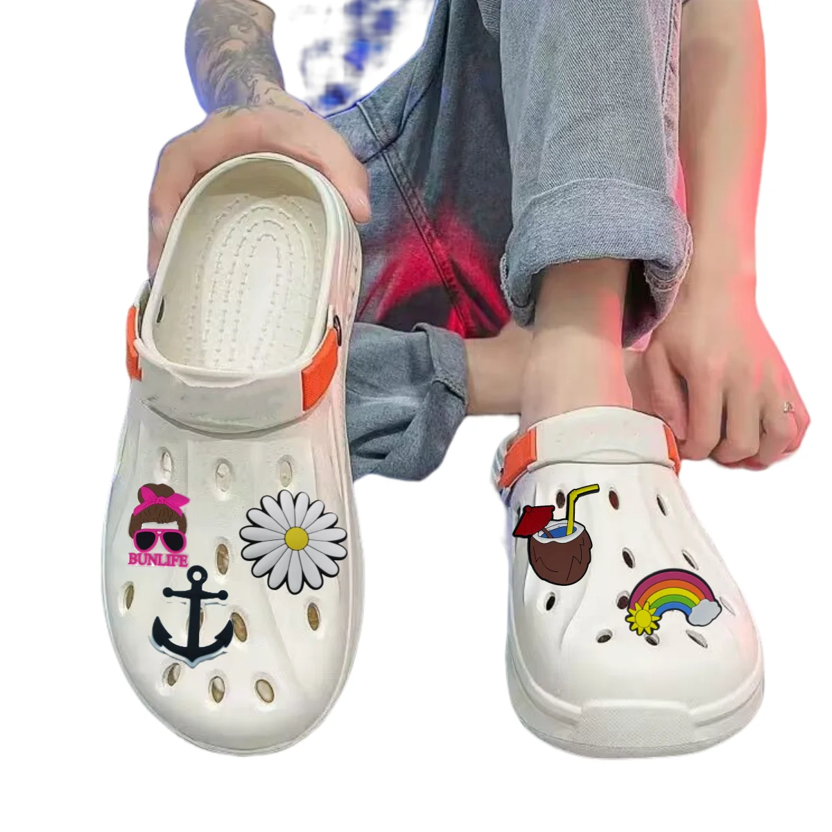 Wholesale Cartoon Soft Charm Custom Pvc Shoe Charms For Clogs Shoes Decoration Sneakers Shoes Accessories