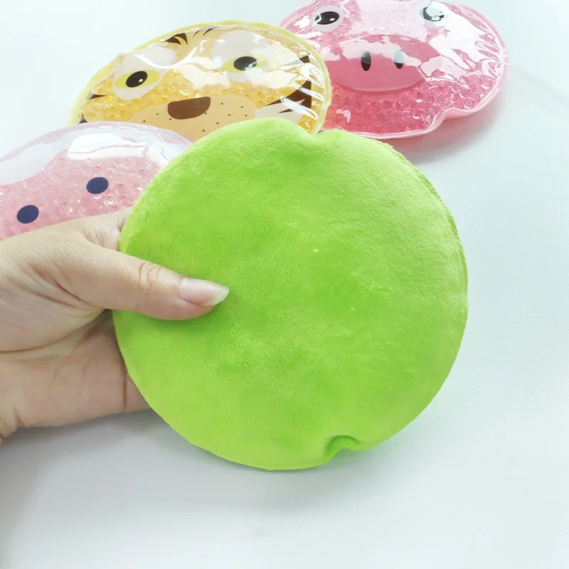 Customize Reusable Cartoon Pattern  hot cold therapy pack hot cold gel bead ice pack for kids