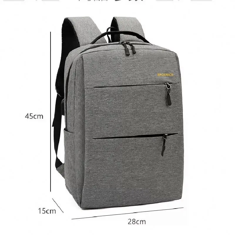 3Pcs/Set USB Charging Large Capacity Oxford Backpack 17-Inch Laptop Bags Unisex Business Travel Casual School Bag Rucksack