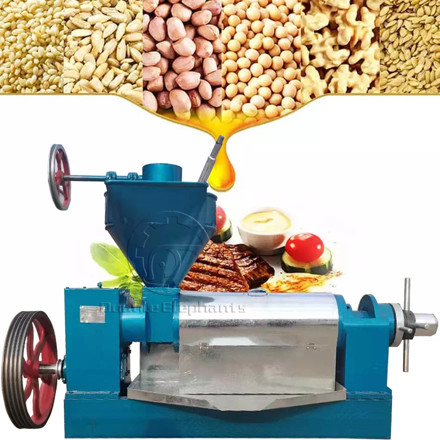 cheap 6YL-130 soybean palm kernel cotton screw oil press mill hemp oil processing equipment