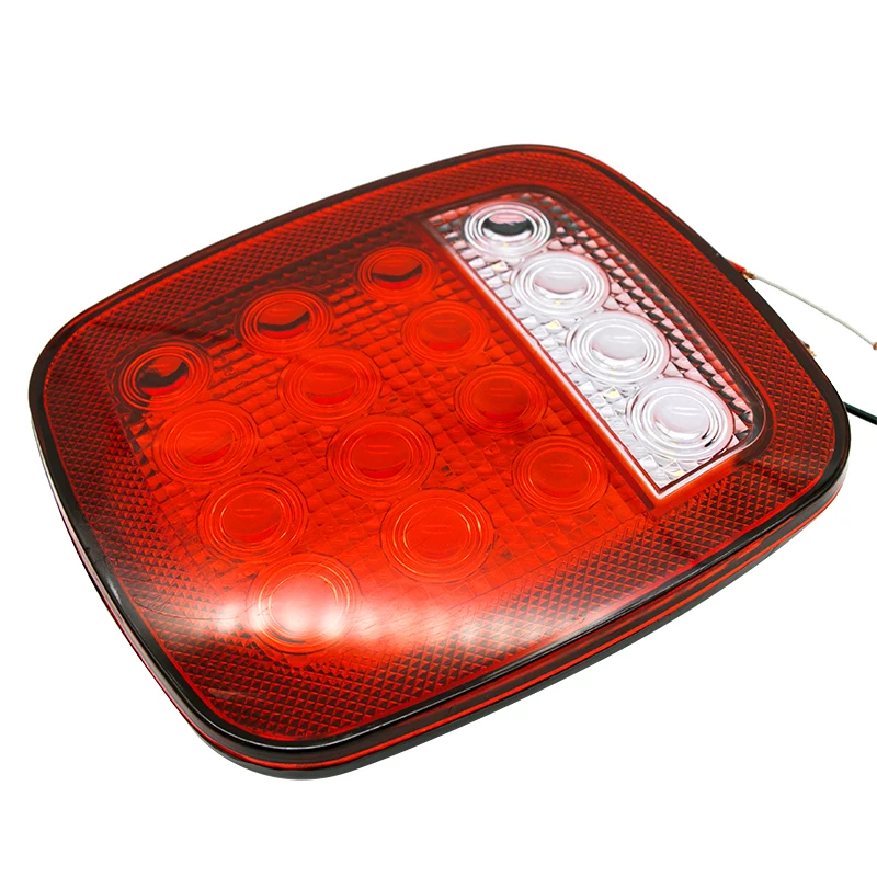 Waterproof 12V/10-30V 16 LED rear tail light for trailer truck SUVs and Jeep