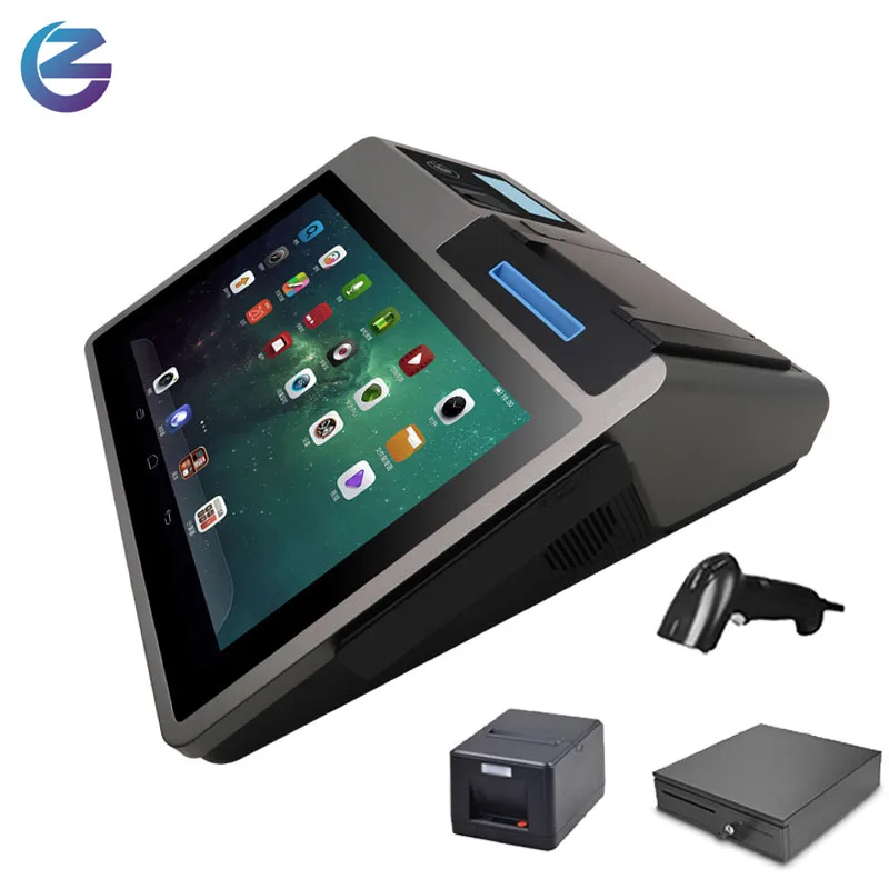 New arrival Z100 ODM touch screen pos equipment 10.1 inch android tablet biometric device machine for transportation