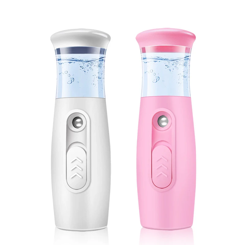 30ml Mini Nano аппарат для паровой бани лица портативный вентилятор охлаждения уход за кожей лица мистер опрыскиватель кожи увлажняющий ручной распылитель