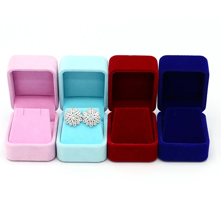 FADELI Fashion hot sell manufacture direct supply custom jewelry velvet ring gift boxes jewellery packaging