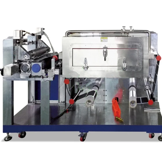 
Машина для нанесения покрытия электродами в рулонах с сушилкой для исследований литий-ионных аккумуляторов 