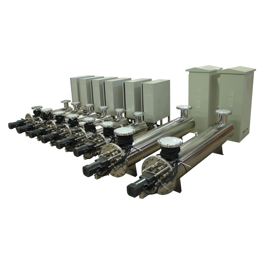 High Flow Commercial UV Bacteria Treatment & Water Purification Systems