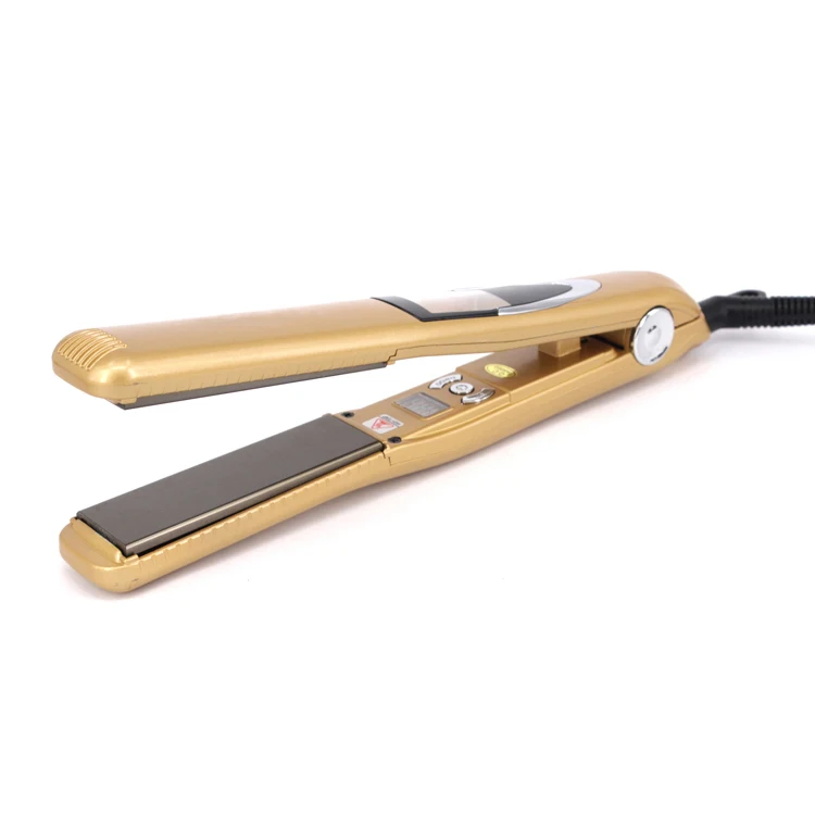 110-240V Dual Voltage Salon Plancha de cabello Hair Straightener Titanium Flat Irons 470 degrees