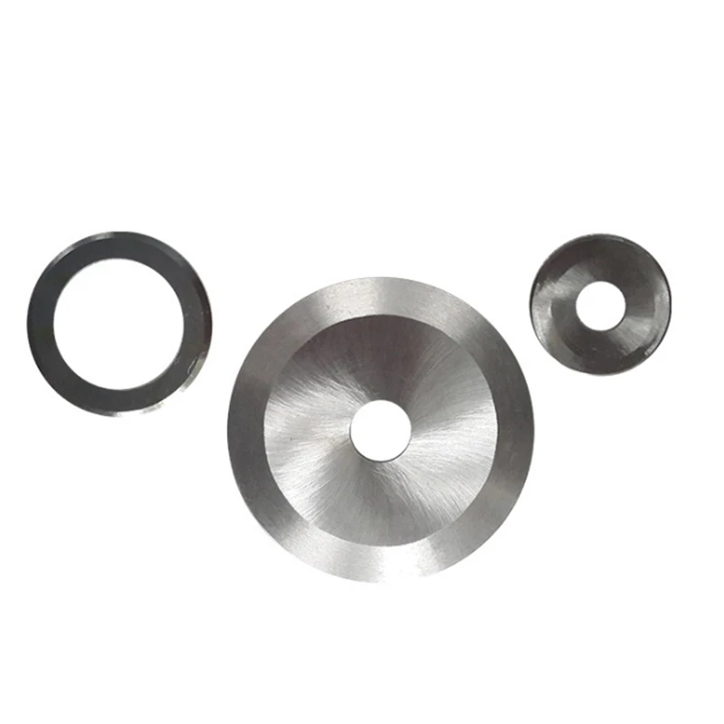  Hot sale Utility Tungsten carbide slitting blades round disc knife tungsten shearing cutter blade for electric