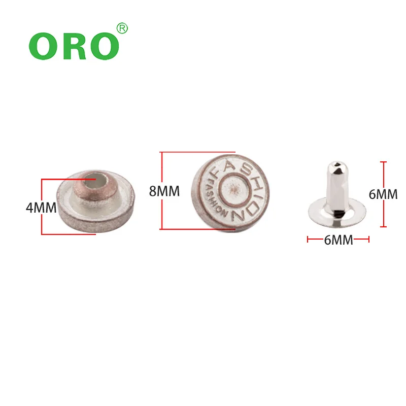 Пользовательские аксессуары для обуви, золотые заклепки для одежды, заклепки для обуви, сумки на ремень, заклепки для одежды