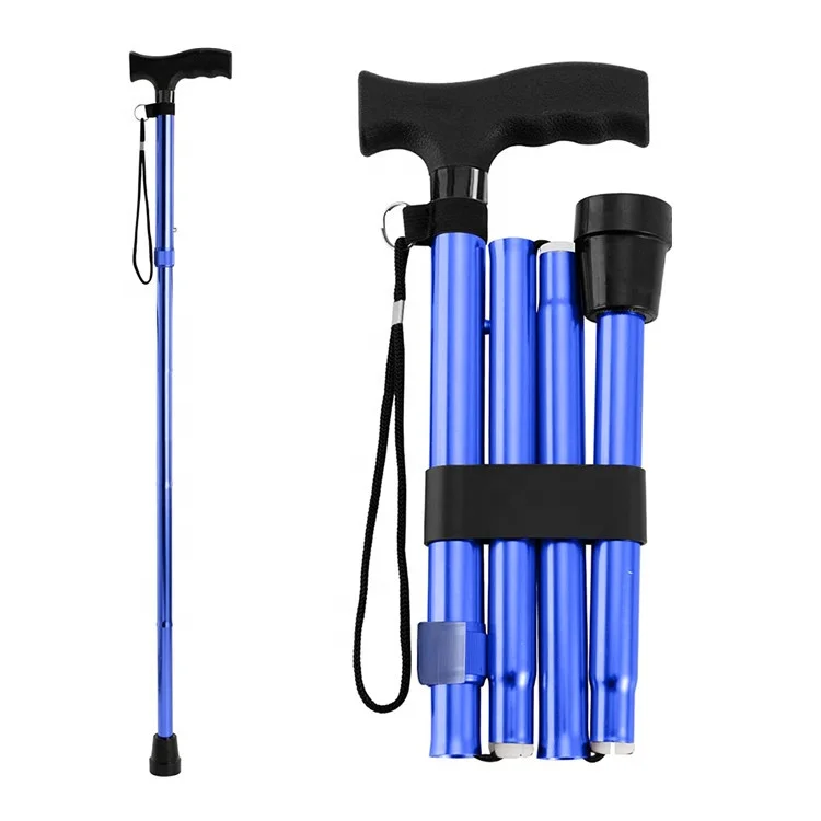 LQX Folding Cane Colorful Printing Blind Walking Cane Foldable Walking Stick for Visually Impaired Aluminum Ergonomic Fuji Cane
