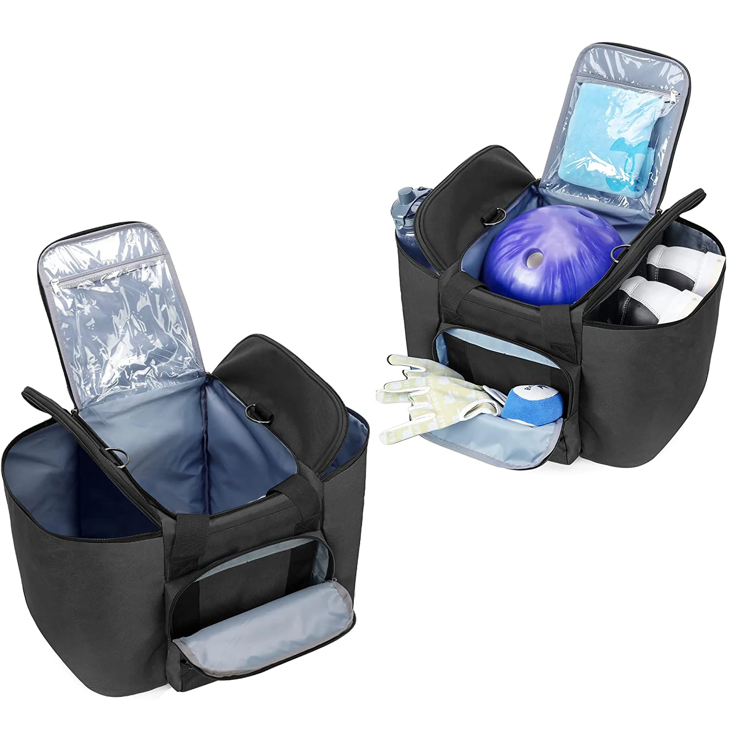 Factory price bowling sport bag water resistant single ball bowling tote bag