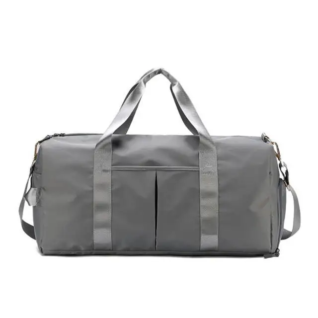 Customized Logo Large Capacity Luggage Sports Travel Bag Women Waterproof Tote Gym Pink Duffle Bag for Women