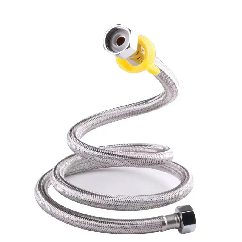 Factory Supplier Stainless Steel Bathroom Basin Water Heater Connector Flexible Braided Plumbing Hose