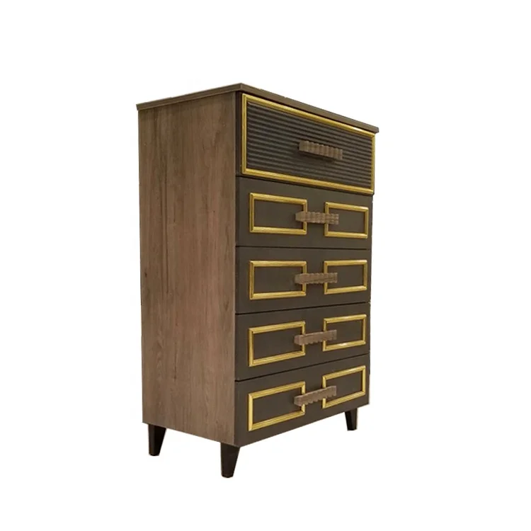 
High quality Home Using 5 Drawers Wood Chest Of Drawers For Bedroom 