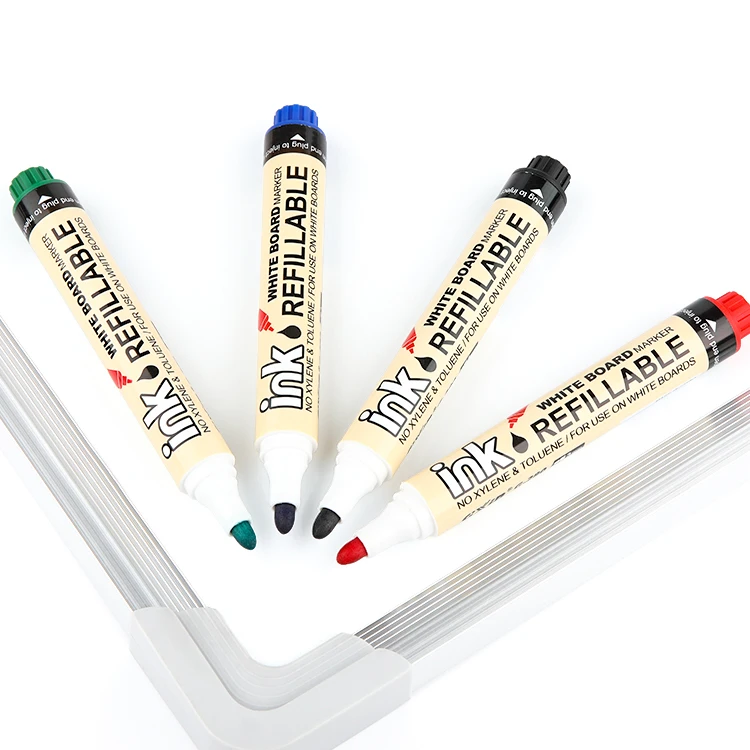 Gxin G-280 Hot Sell Easily Erasable refillable Dry Erase Whiteboard Marker pen With Clip for office school supplies