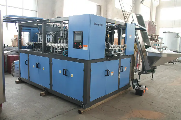 Good Quality 6 Cavity Automatic Beverage Water Juice Plastic PET Preform Bottle Blow Molding Machine