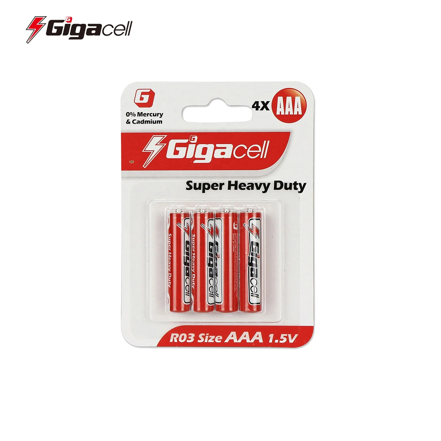 Zinc Battery R03 Aaa Size Carbon Gigacell Good Quality ! 1.5v Battery Toys 3 Years Alu-foil Jacket/ Metallic Jacket OEM Welcome