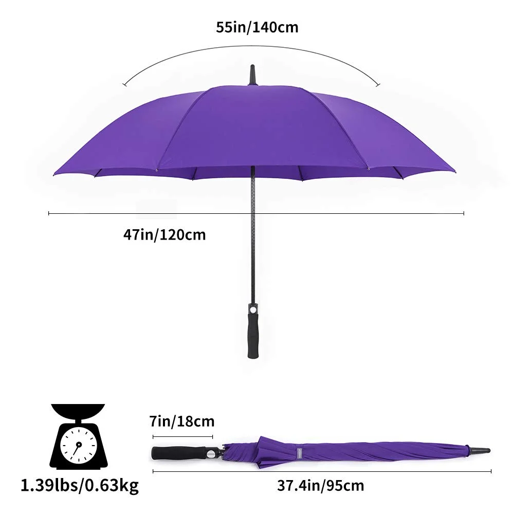 Ovida EVA Handle Custom Logo Umbrella Cheap Price Pongee Fabric Umbrellas Waterproof And Windproof