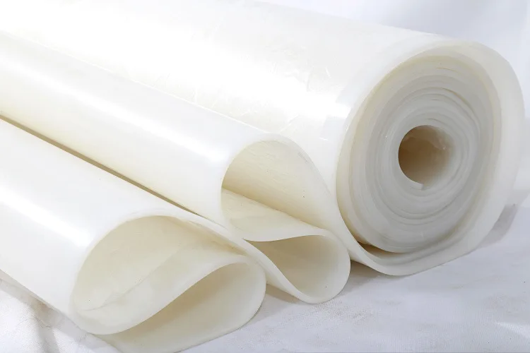 Custom Food Grade Heat Resistant Silicone Rubber Sheet Good Elasticity Silicon Rubber Board silica gel plate/Sheet