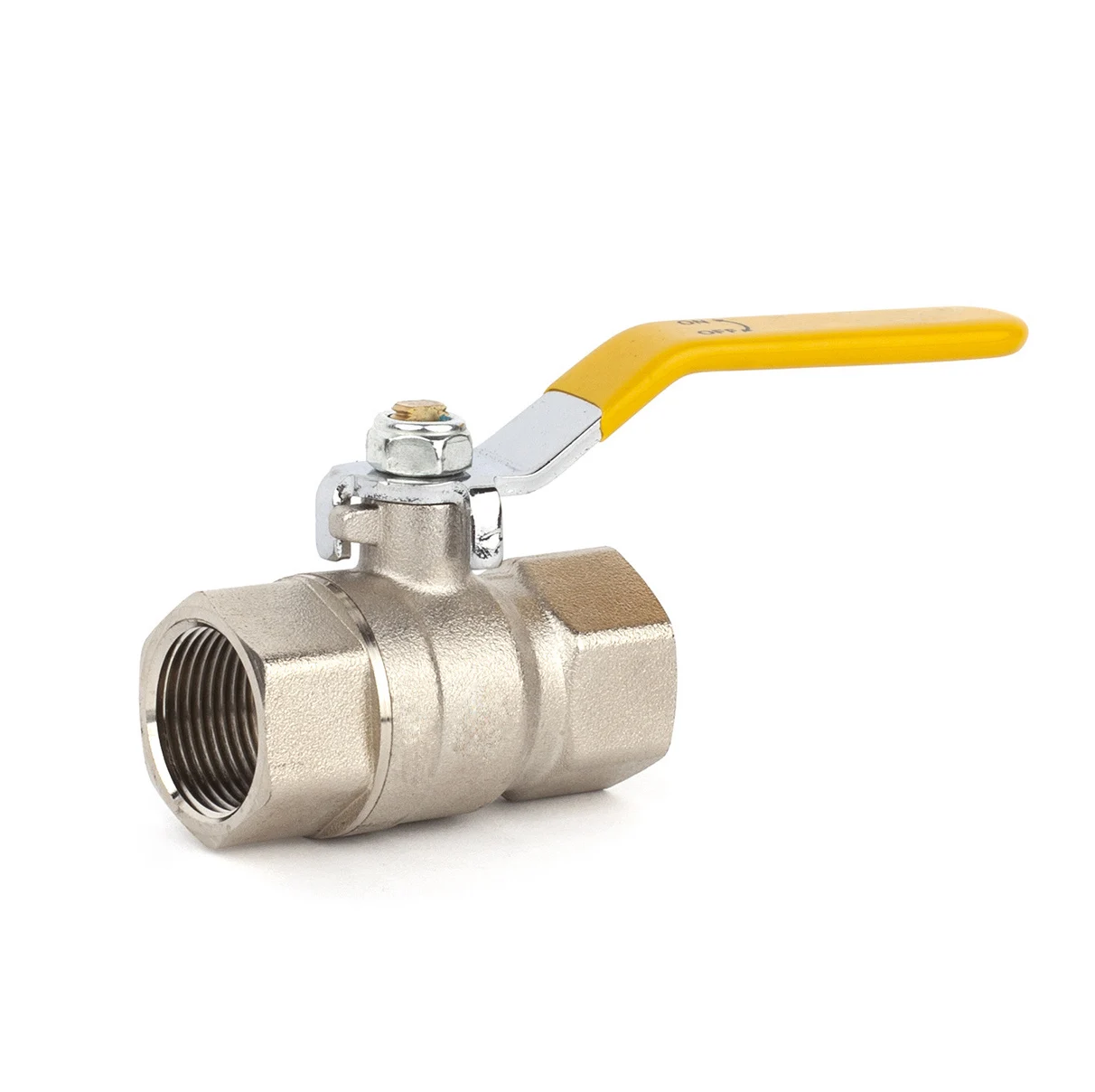 Customize service nickel plating F/F BSP thread bronze ball valve