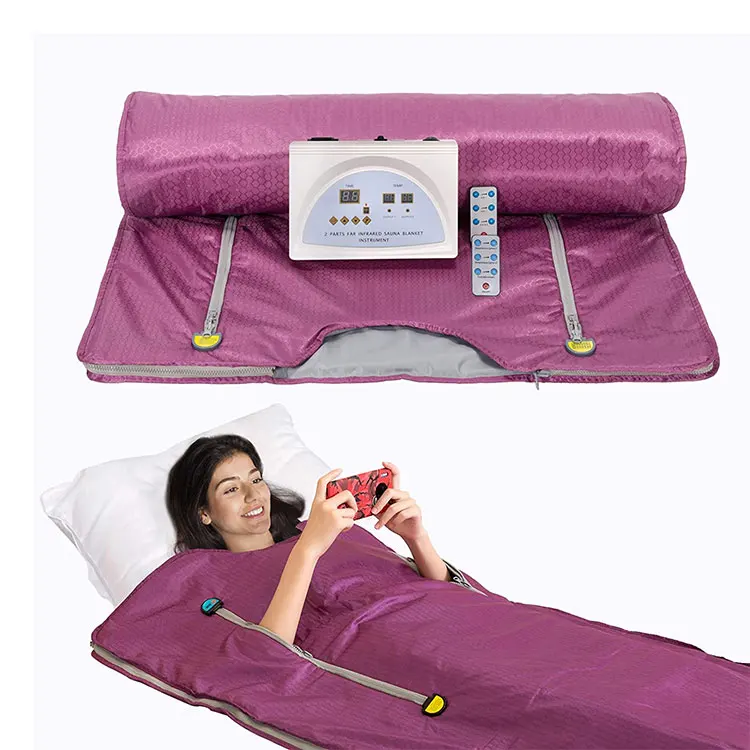 High quality Body Shaper Sauna Slimming Blanket Detox Anti Ageing Beauty Machine Infrared Fir Sauna Blanket