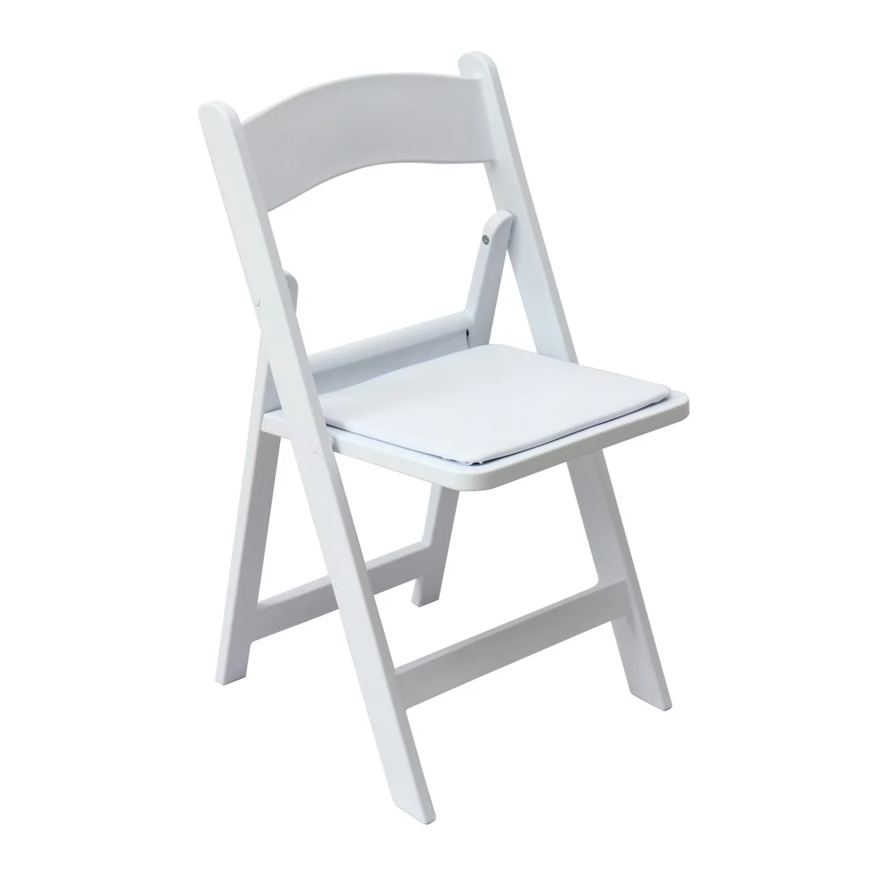 White 500kgs Weight Capacity Indoor/Outdoor Resin Folding Chairs