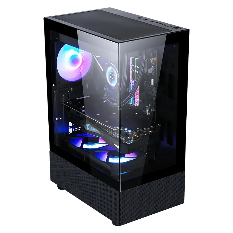 Высококачественный игровой корпус из закаленного стекла