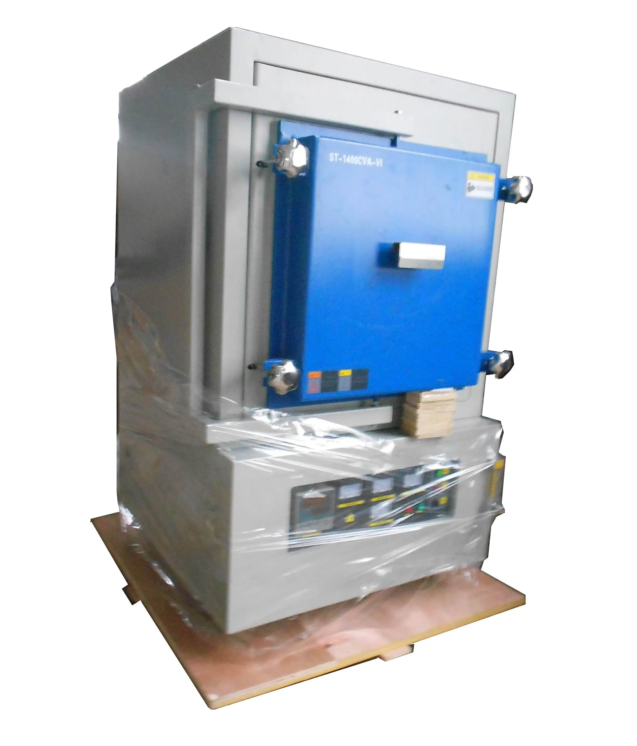 1600.C lab controllable atmosphere muffle furnace with volume 216L