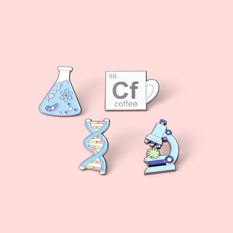 laboratory Pins Supplier Glitter Brooch Anime Hard Enamel pin Soft Lapel Badge Manufacturer Custom Enamel Pin