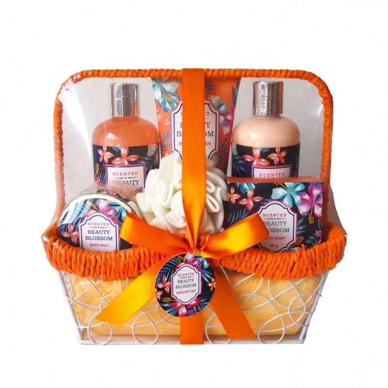 Wholesale New Stylish Body Luxuries Perfumed Spa Bath Gift Baskets