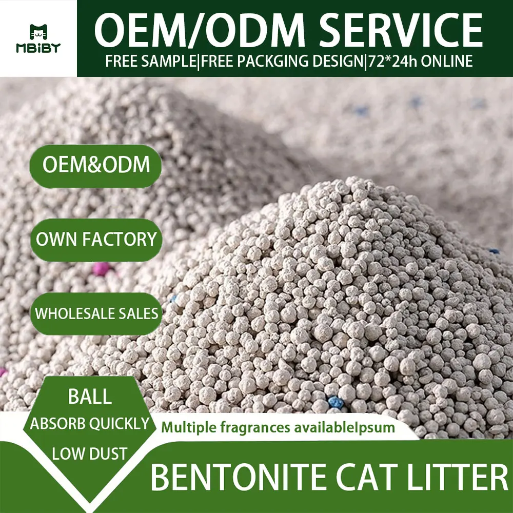 Best Selling Clump Bentonite Cat Litter with Scent High Quality Bentonite Cat Sand Scented Bentonite Cat Litter
