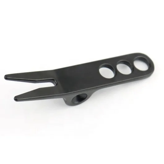 Wholesale Custom Logo Black Golf Pitch Divot Repair Tool Removable Golf Ball Marker Metal Golf Divot Tool