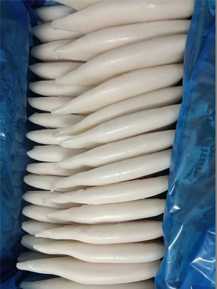 Замороженный кальмар IQF тубус для кальмаров todarodes pacificus морепродукты