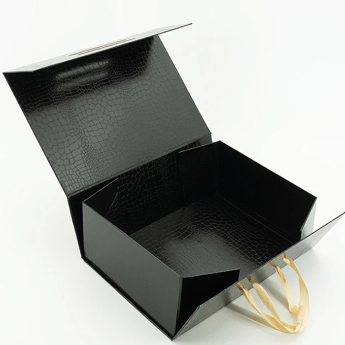 Factory price fashion design foldable custom packing gift hard pen paper box