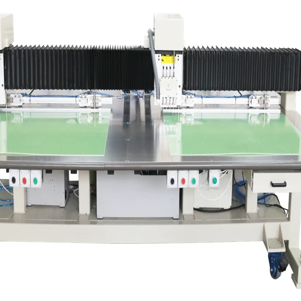 Richpeace High Speed Double Heads Leather Perforation Machine--Template Structure