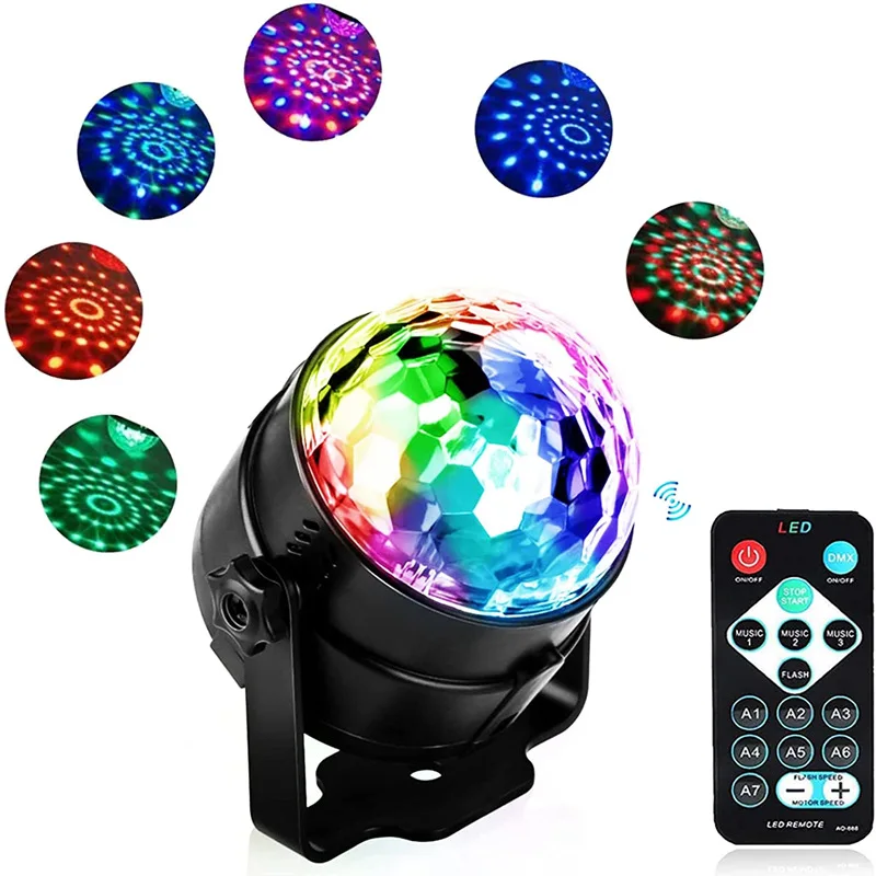 Mini Night Club Dj Party Star Mini Rgb Music Led Projector Lamp Disco Laser Lighting Wedding Stage Led Strobe Light
