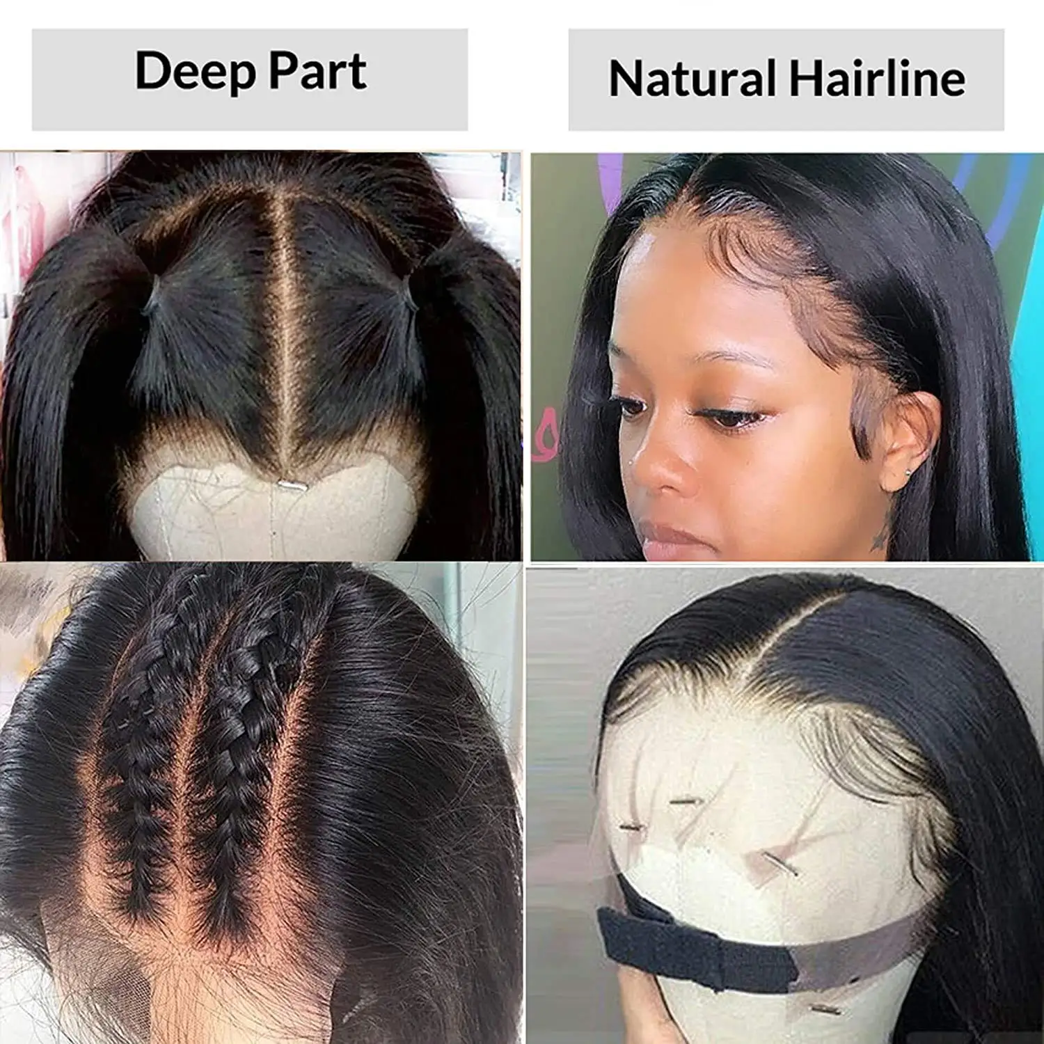 
13*6 Remy Raw Indian Virgin Cuticle Aligned Transparent HD Lace Cheap Human Hair Lace Front Wigs With Baby Hair For Black Women 